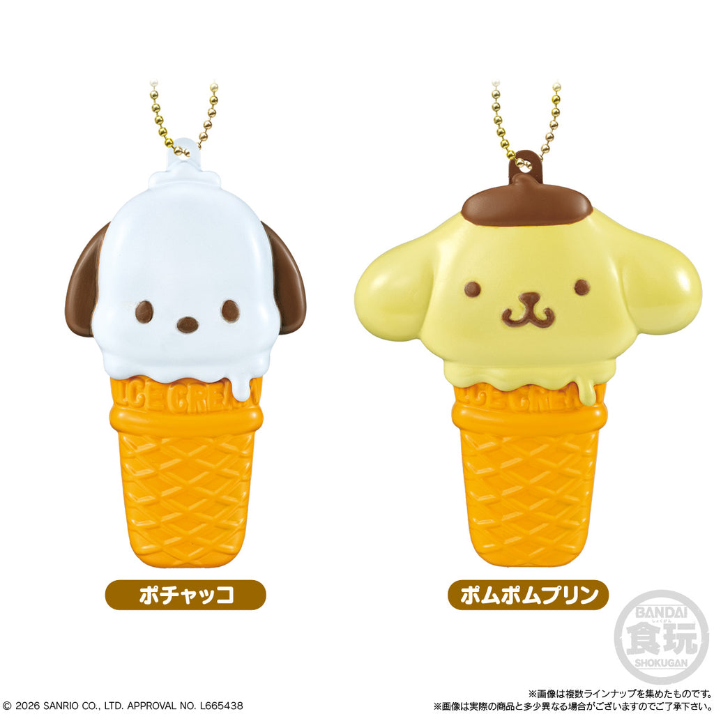 ICE CREAMY CASE CHARM SANRIO CHARACTERS (pack of 10) 三麗鷗