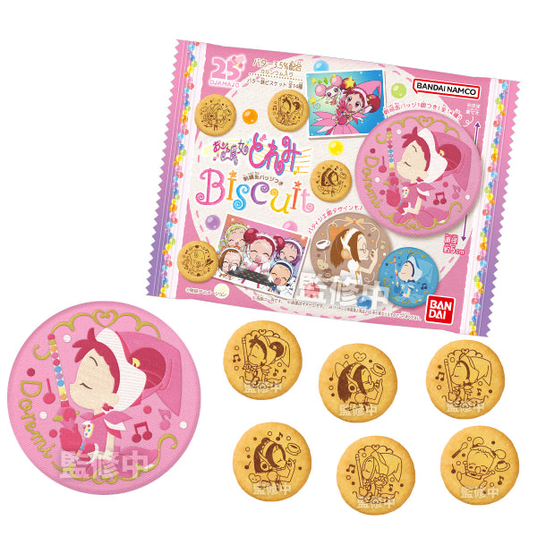 MAGICAL DOREMI WITH EMBROIDERY CAN BADGE (pack of 12) 小魔女DoReMi 刺繡 襟章