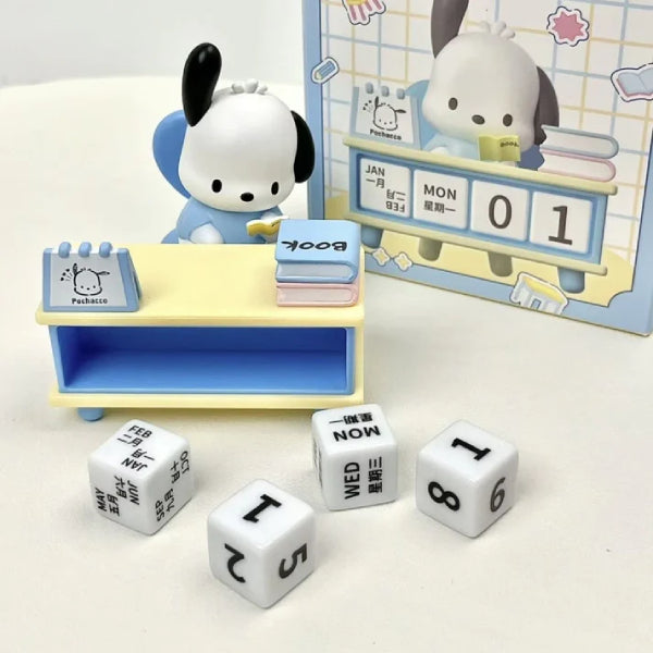Sanrio characters School Dairy Series Display (Pochacco/ KUROMI) PC狗 可羅米 日曆