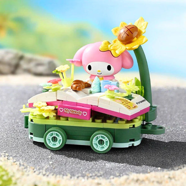 Qman Sanrio Characters Parade Vehicles (Hello Kitty / My Melody / Cinnamoroll / Pompompurin / Kuromi / Pochacco) 積木 花車巡游 肉桂狗 布甸狗 可羅米 PC狗