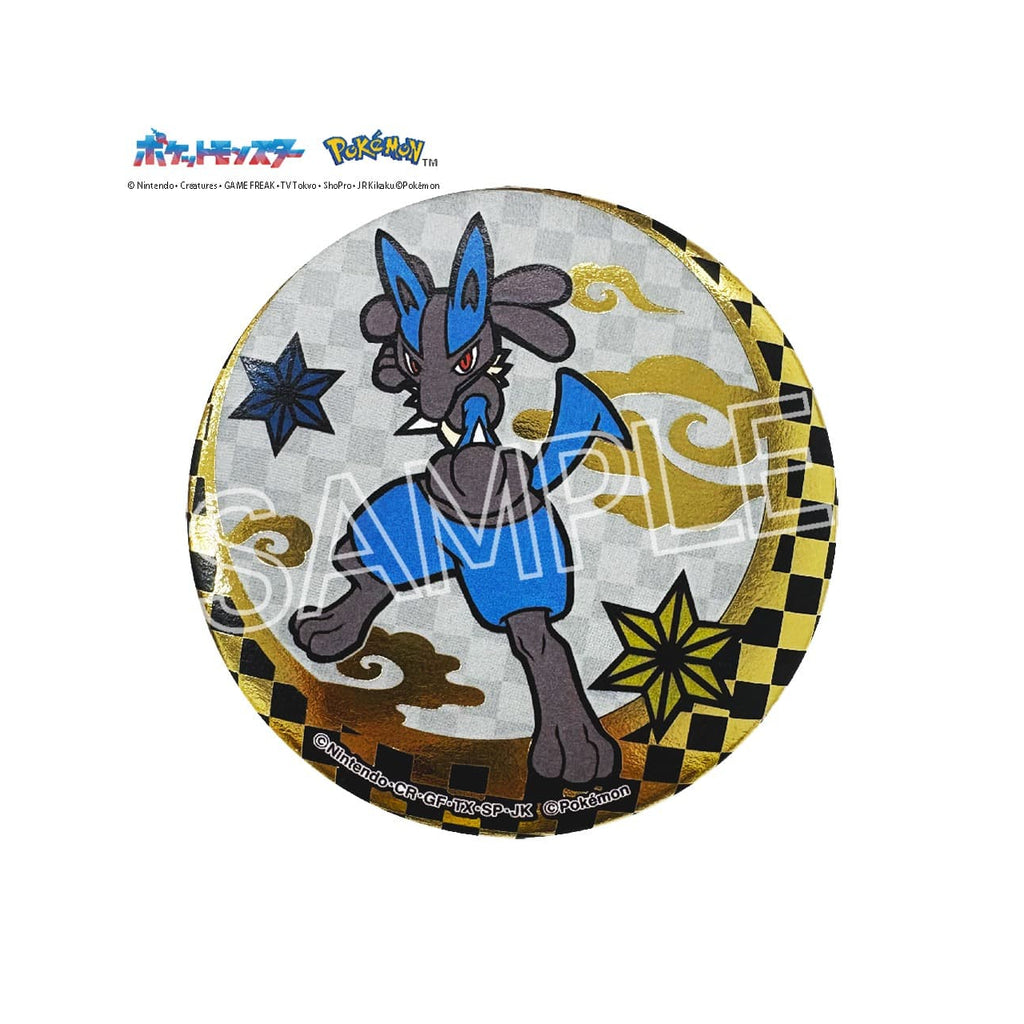 Pokemon Paper Cutting Series Foil Stamped Can Badge B (set of 6) 寵物小精靈 寶可夢 比卡超 襟章