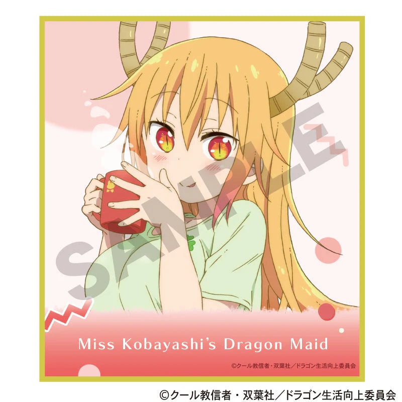 Miss Kobayashi's Dragon Maid trading mini colored paper (set of 10) 小林家的龍女僕 色紙