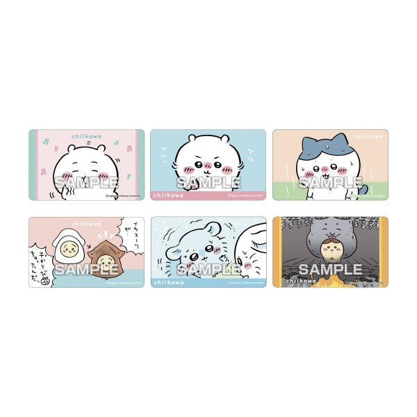 Chikawa deco sticker 4 with gum (box of 20 packs) ちいかわ 小可愛 吉伊卡哇 Chiikawa Something Small and Cute