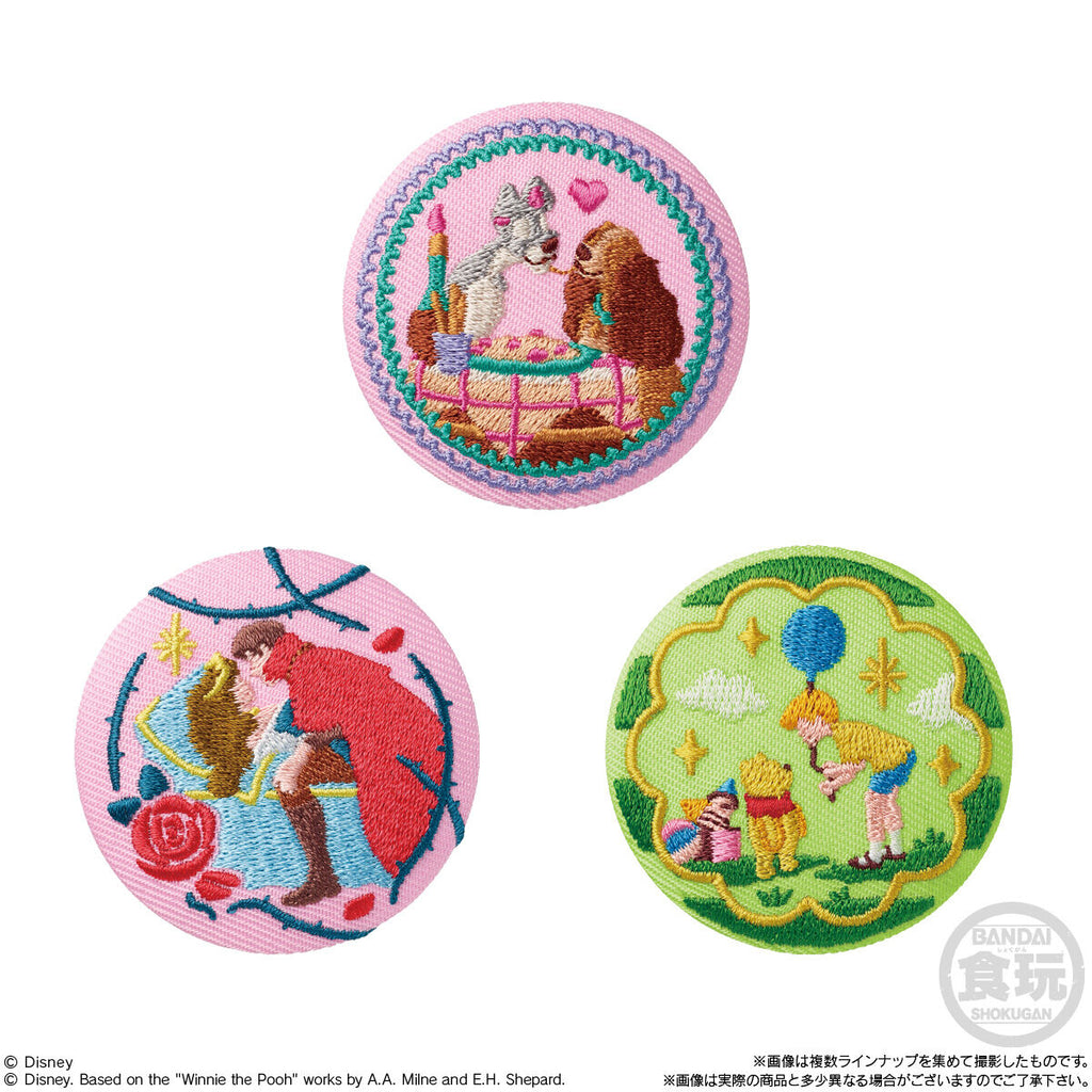 Disney Characters Embroidered Biscuit Badge vol. 1 (pack of 12) 迪士尼 刺繡 襟章