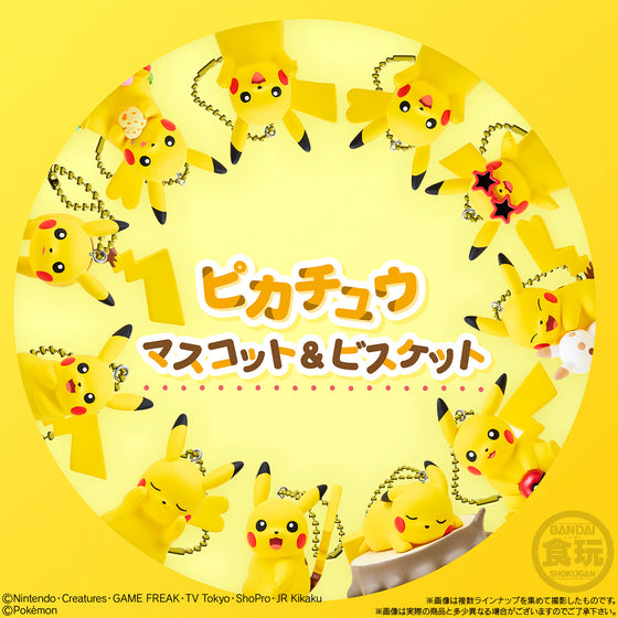 PIKACHU MASCOT & BISCUIT PIKACHU HOLIDAY (pack of 10) 寵物 小 精靈 寶可夢