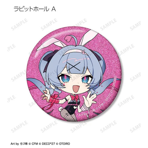 OTOIRO Chibi Character Art by Rozuki Trading Glitter Pin Badges - Decomik LIVE starring Hatsune Miku Hello Produced by DECO*27 (box of 12) 初音 未來
