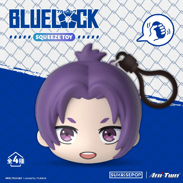 [SUNRISEPOP] BlueLock Squeeze Toy (set of 4)藍色監獄 壓力球 公仔 蜂樂迴 潔世一 御影玲王 凪誠士郎