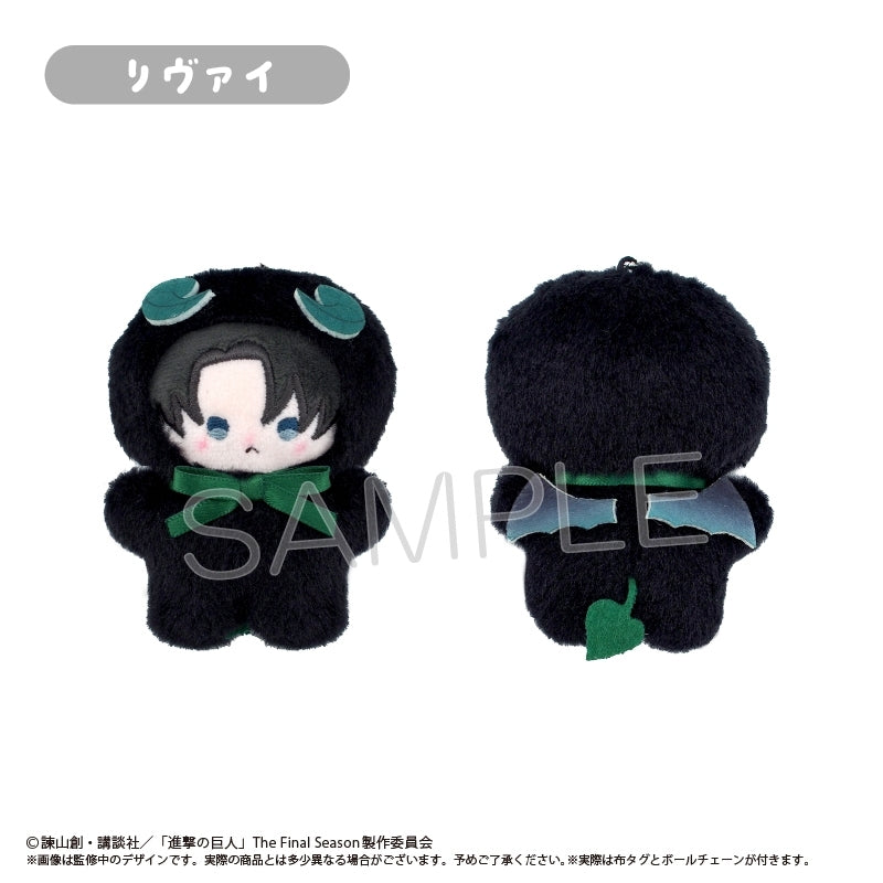 Attack on Titan Flat Tapi Plushie DEVIL Ver. (box of 6) 進擊的巨人