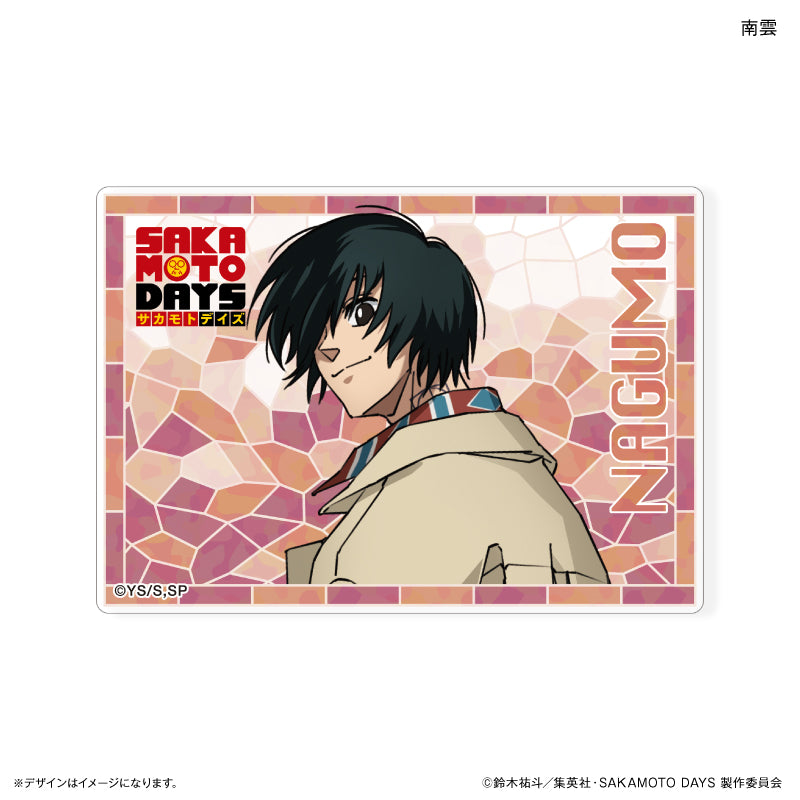 SAKAMOTO DAYS Stained Glass Style Trading Acrylic Cards (set of 6) 坂本日常 坂本太郎