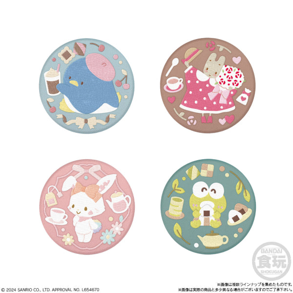 SANRIO CHARACTERS BISCUITS WITH EMBROIDERY CAN BADGE 3 (pack of 12) 刺繡 襟章