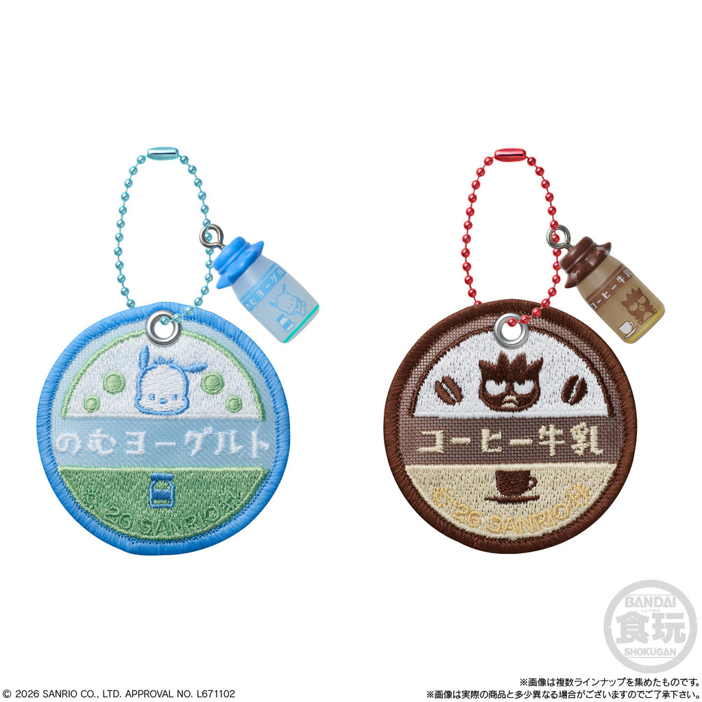 SANRIO CHARACTERS MILK CAPS SHEER CHARM & CHOCO BOLO (pack of 10) 三麗鷗