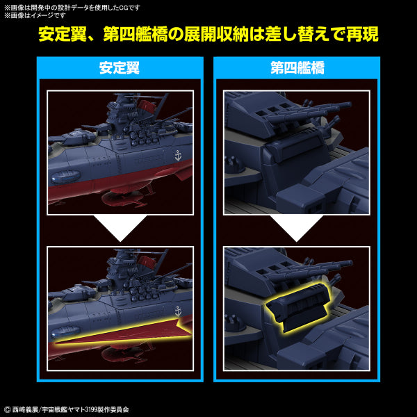1/1000 SPACE BATTLESHIP YAMATO 3199 宇宙戰艦大和號