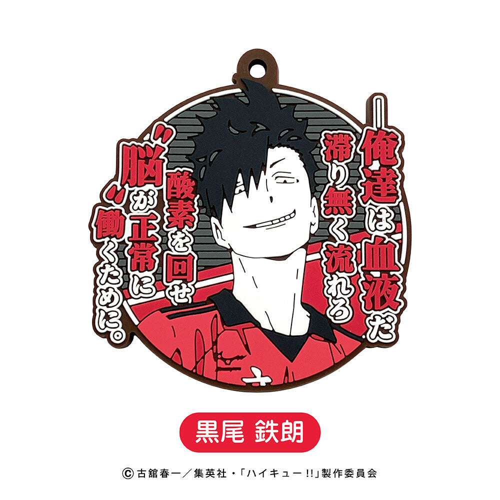 Haikyu!! Famous Quote Rubber Mascot (set of 8) 排球少年 鎖匙扣 掛飾 吊飾