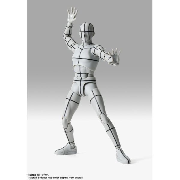 S.H.Figuarts Sports- Edition -WIRE FRAME- (Gray Color Ver.) (BODY KUN/ BODY CHAN) 素體君 素體醬 運動