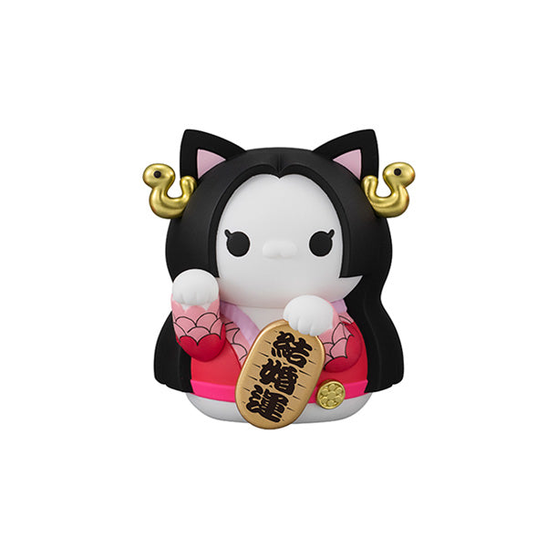 MEGA CAT PROJECT ONE PIECE Nyan Piece Nyan！ !  Beckoning cat LUCKY CAT PIRATES (set of 6) 招財海盜喵 海賊王