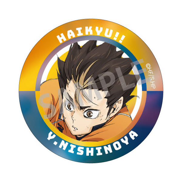 Haikyu!! Trading Metallic Can Badge (set of 10) 排球少年 襟章 徽章