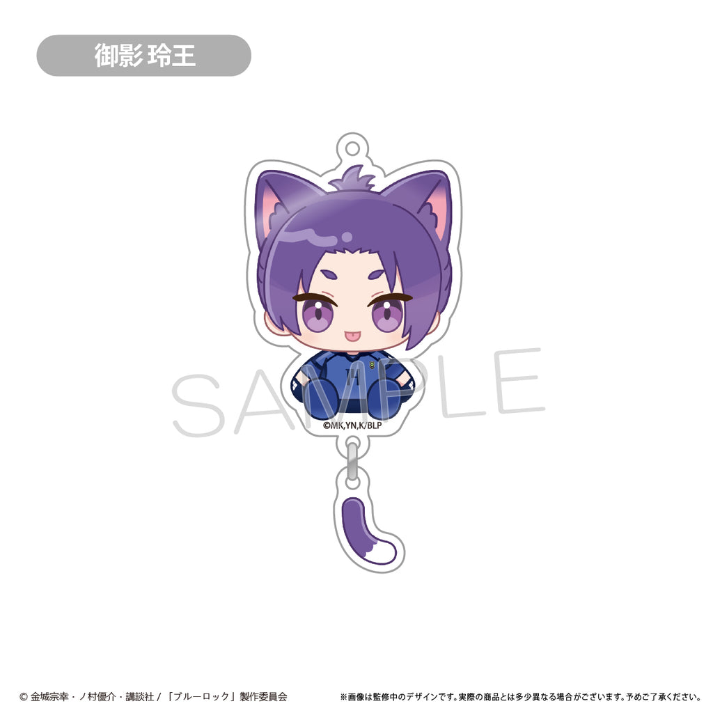 Blue Lock Acrylic Key Ring (set of 8) 藍色監獄 鎖匙扣 吊飾 掛飾