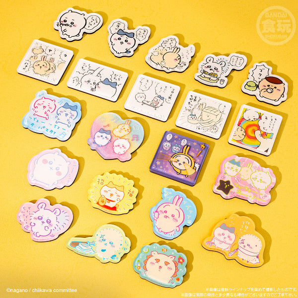 SOMETHING SMALL AND CUTE CHARACTER MAGNETS 3 W/O GUM (box of 14 packs) ちいかわ 小可愛 吉伊卡哇 Chiikawa Chikawa 磁石 磁鐵 磁石貼