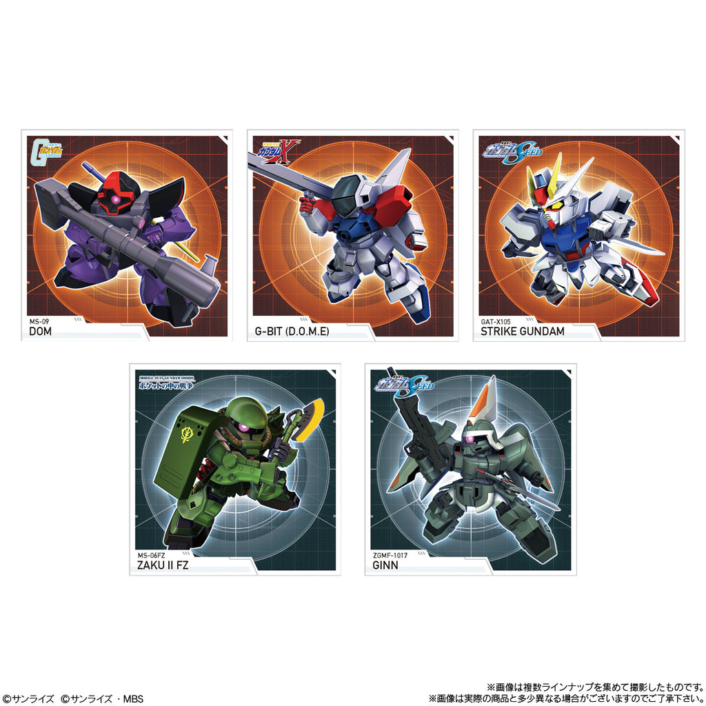SD GUNDAM G GENERATION ETERNAL SNACKS 02 (pack of 10) SD 機動戰士高達 G世代永恆 零食貼紙 02