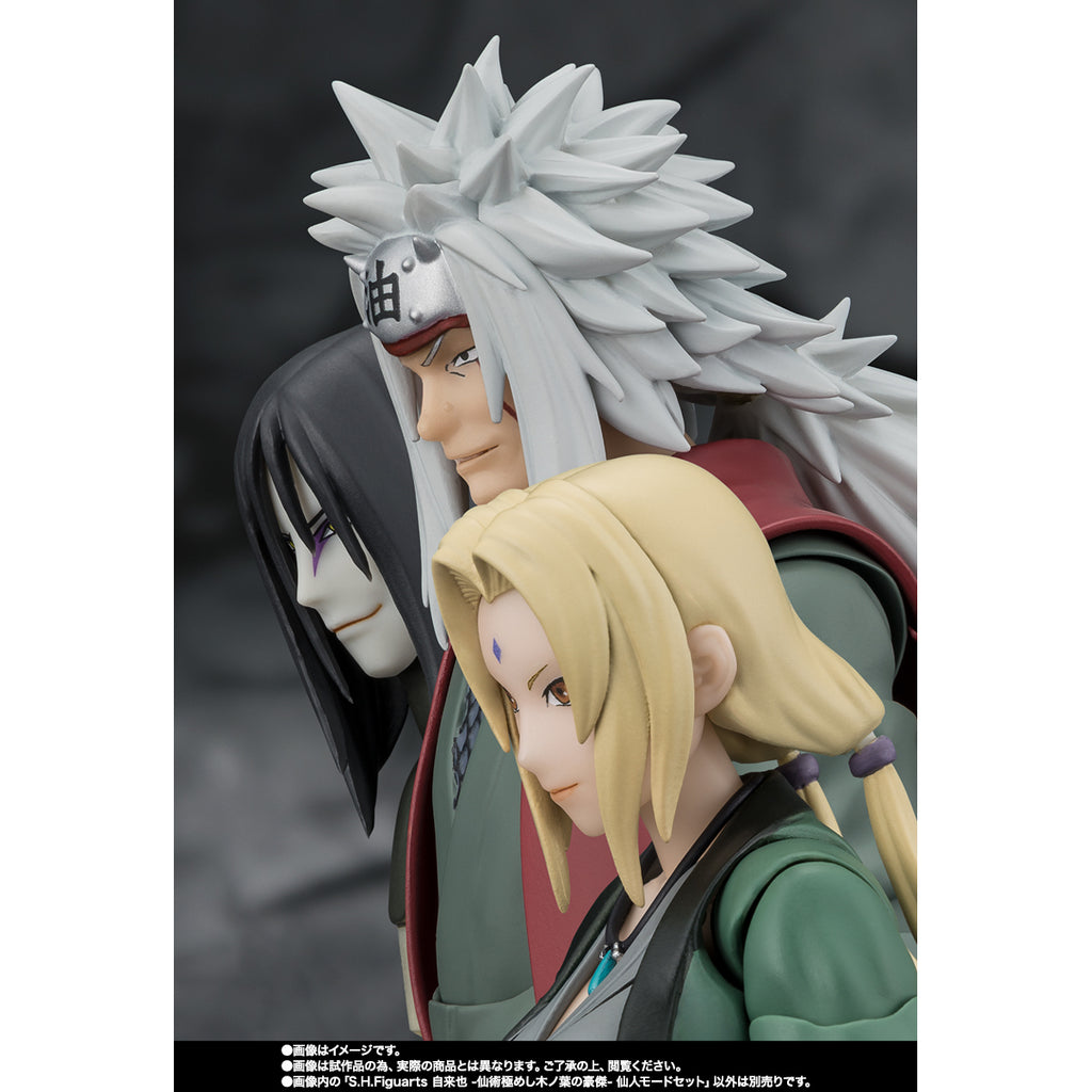 S.H.Figuarts JIRAIYA -Hidden Leaf Heroic Master Sage- (Sage Mode Set) 火影忍者 自來也