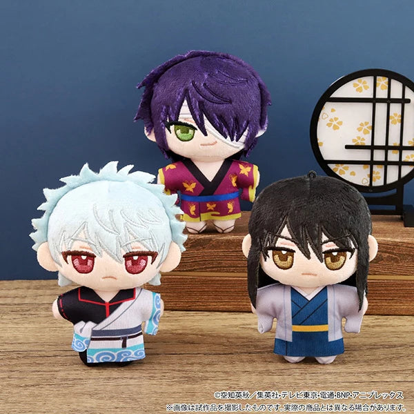 Gintama Plush Mascot (Sakata Gintoki / Shinpachi Shimur / Kagura / Hijikata Toushirou / Okita Sougo / Kotaro Katsura / Takasugi Shinsuke / Kamui) 銀魂