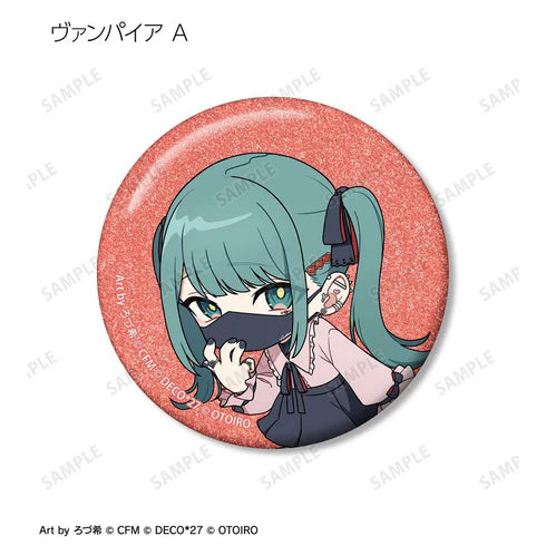 OTOIRO Chibi Character Art by Rozuki Trading Glitter Pin Badges - Decomik LIVE starring Hatsune Miku Hello Produced by DECO*27 (box of 12) 初音 未來
