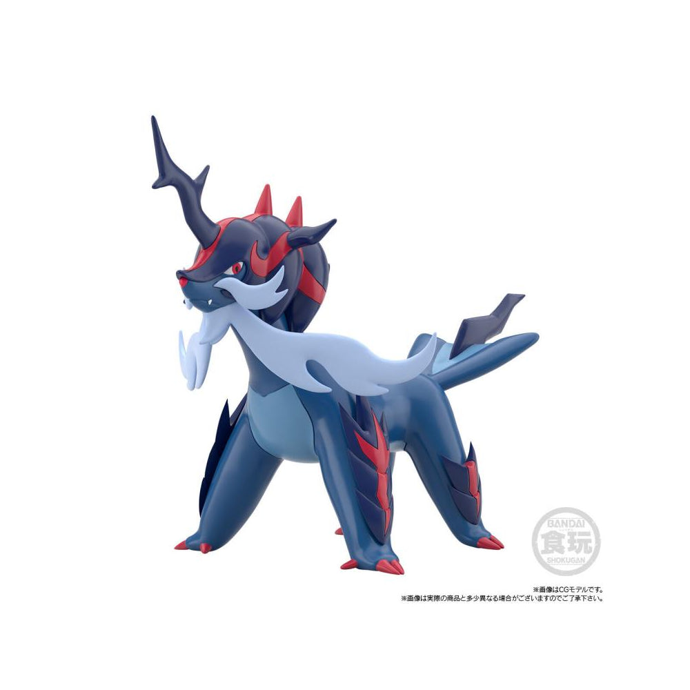 POKÉMON SCALE WORLD JADE (HISUI) REGION REI & TYPHLOSION (HISUIAN FORM) & DECIDUEYE (HISUIAN FORM) & SAMUROTT (HISUIAN FORM) W/O GUM 寵物小精靈 精靈寶可夢 翡翠地區