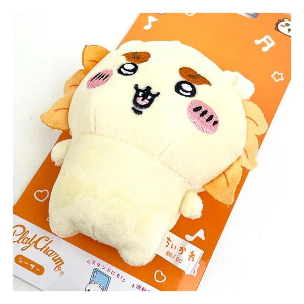 Chikawa Play Charm Smartphone Stand Mascot - (Chiikawa / Usagi / Hachiware / Momonga / Kurimanju / Shisa / Rakko) ちいかわ 小可愛 吉伊卡哇 Something Small and Cute 手機掛飾 nuigurumi (2025 JUN ver.)