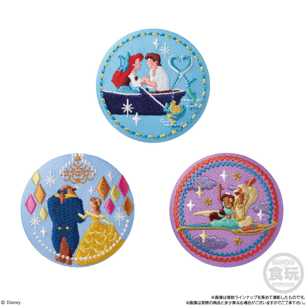 Disney Characters Embroidered Biscuit Badge vol. 1 (pack of 12) 迪士尼 刺繡 襟章