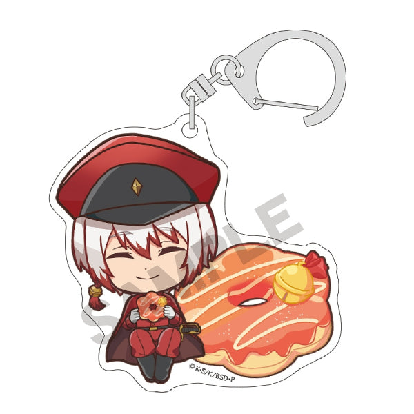 Bungo Stray Dogs Trading Acrylic Key Ring Chara Peko Doughnut (Set of 8) 文豪野犬 鎖匙扣 吊飾 掛飾