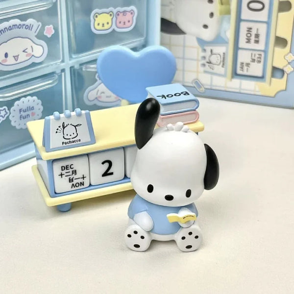 Sanrio characters School Dairy Series Display (Pochacco/ KUROMI) PC狗 可羅米 日曆