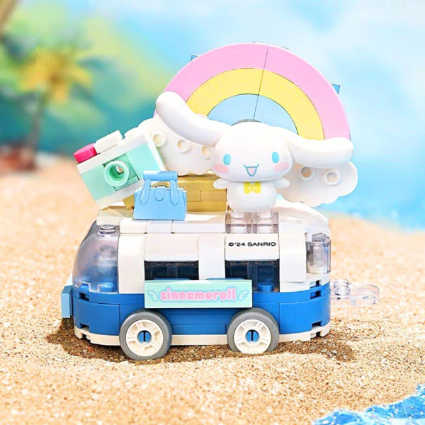 Qman Sanrio Characters Parade Vehicles (Hello Kitty / My Melody / Cinnamoroll / Pompompurin / Kuromi / Pochacco) 積木 花車巡游 肉桂狗 布甸狗 可羅米 PC狗