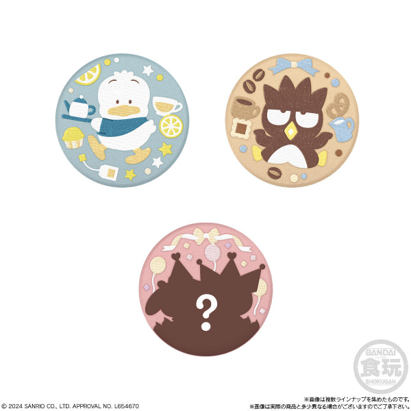 SANRIO CHARACTERS BISCUITS WITH EMBROIDERY CAN BADGE 3 (pack of 12) 刺繡 襟章