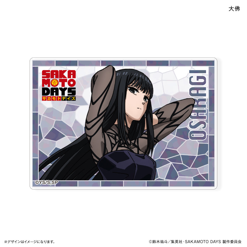 SAKAMOTO DAYS Stained Glass Style Trading Acrylic Cards (set of 6) 坂本日常 坂本太郎
