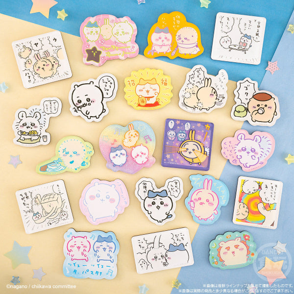 SOMETHING SMALL AND CUTE CHARACTER MAGNETS 3 W/O GUM (box of 14 packs) ちいかわ 小可愛 吉伊卡哇 Chiikawa Chikawa 磁石 磁鐵 磁石貼