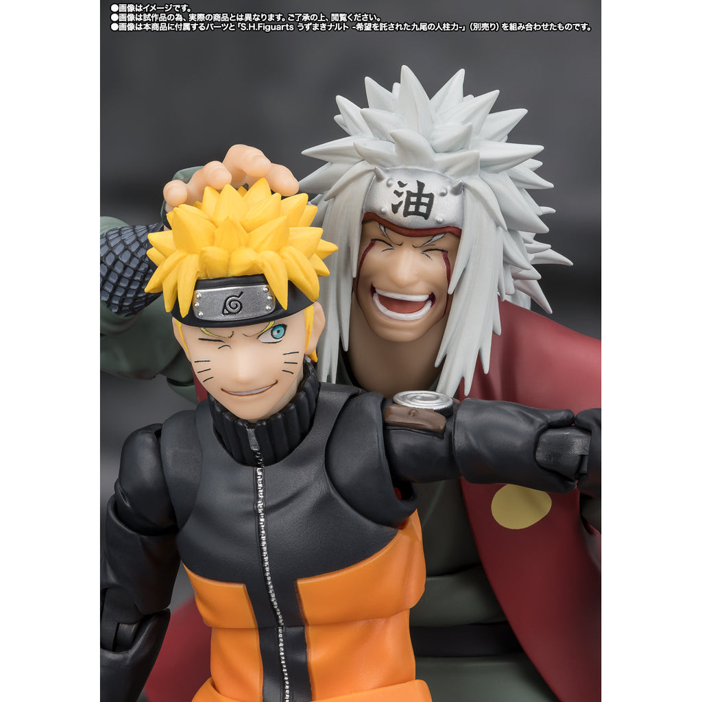 S.H.Figuarts JIRAIYA -Hidden Leaf Heroic Master Sage- (Sage Mode Set) 火影忍者 自來也