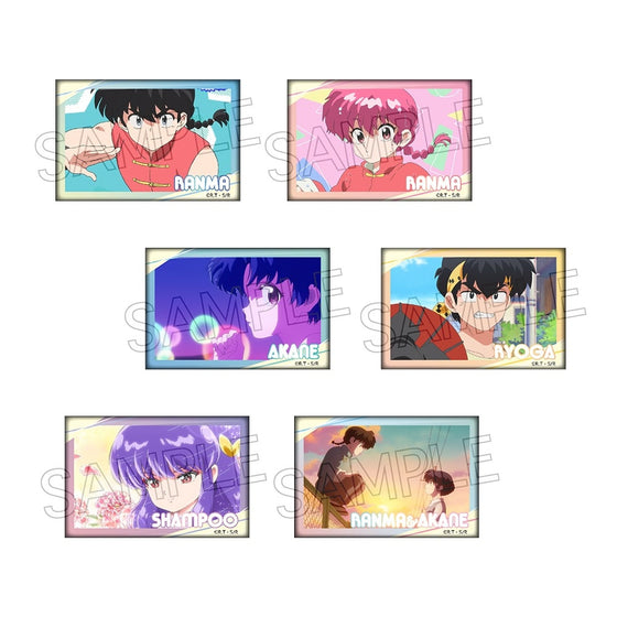 Ranma 1/2 Square Can Badge (set of 6) 亂馬 襟章 徽章