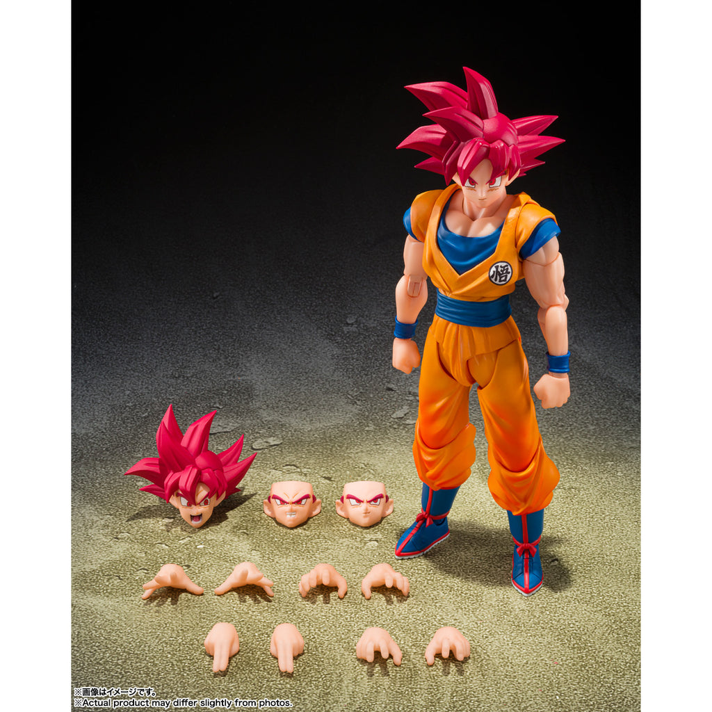 S.H.Figuarts SUPER SAIYAN GOD SON GOKU (GOD AURA) 龍珠 超級 撒亞人 神 孫 悟空