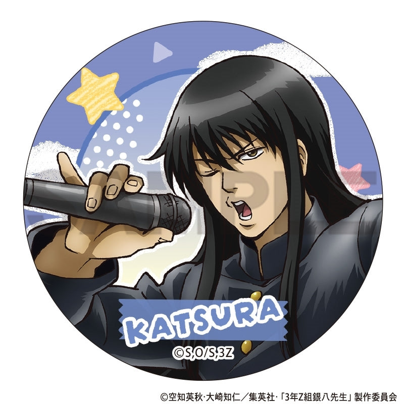 3rd Year Z Class Ginpachi Sensei Trading Can Badge School Festival Preparation (set of 7) 銀魂 襟章 徽章