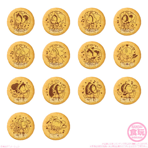 MAGICAL DOREMI WITH EMBROIDERY CAN BADGE (pack of 12) 小魔女DoReMi 刺繡 襟章