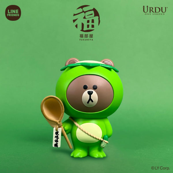 Urdu - Fukuheya Good Luck Brown Series 2 (box of 6) 福部屋 狸貓 河童 Line Friends