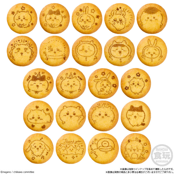 Chikawa embroidery tin badge Biscuit (box of 12 packs)ちいかわ 小可愛 吉伊卡哇 Chiikawa Something Small and Cute 襟章