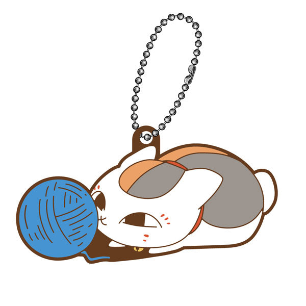 Natsume's Book of Friends Nyanko-sensei Rubber Mascot (Set of 6) 夏目友人帳 貓老師 斑 鎖匙扣 吊飾 掛飾