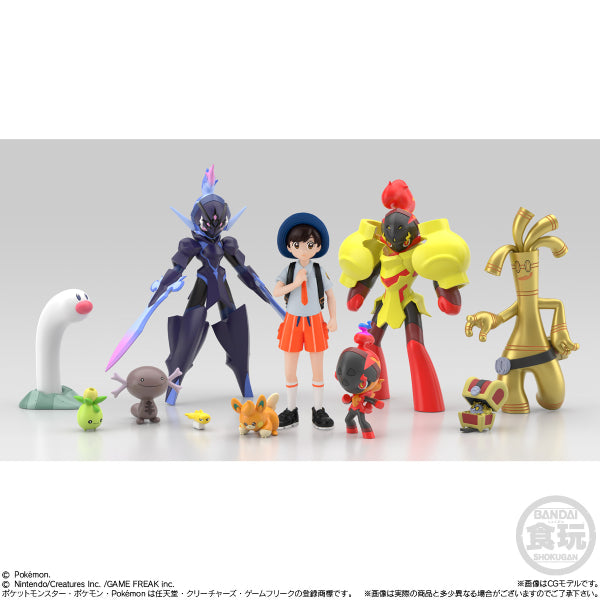 POKÉMON SCALE WORLD PALDEA REGION 2 SET W/O GUM 寵物小精靈 寶可夢 帕底亞