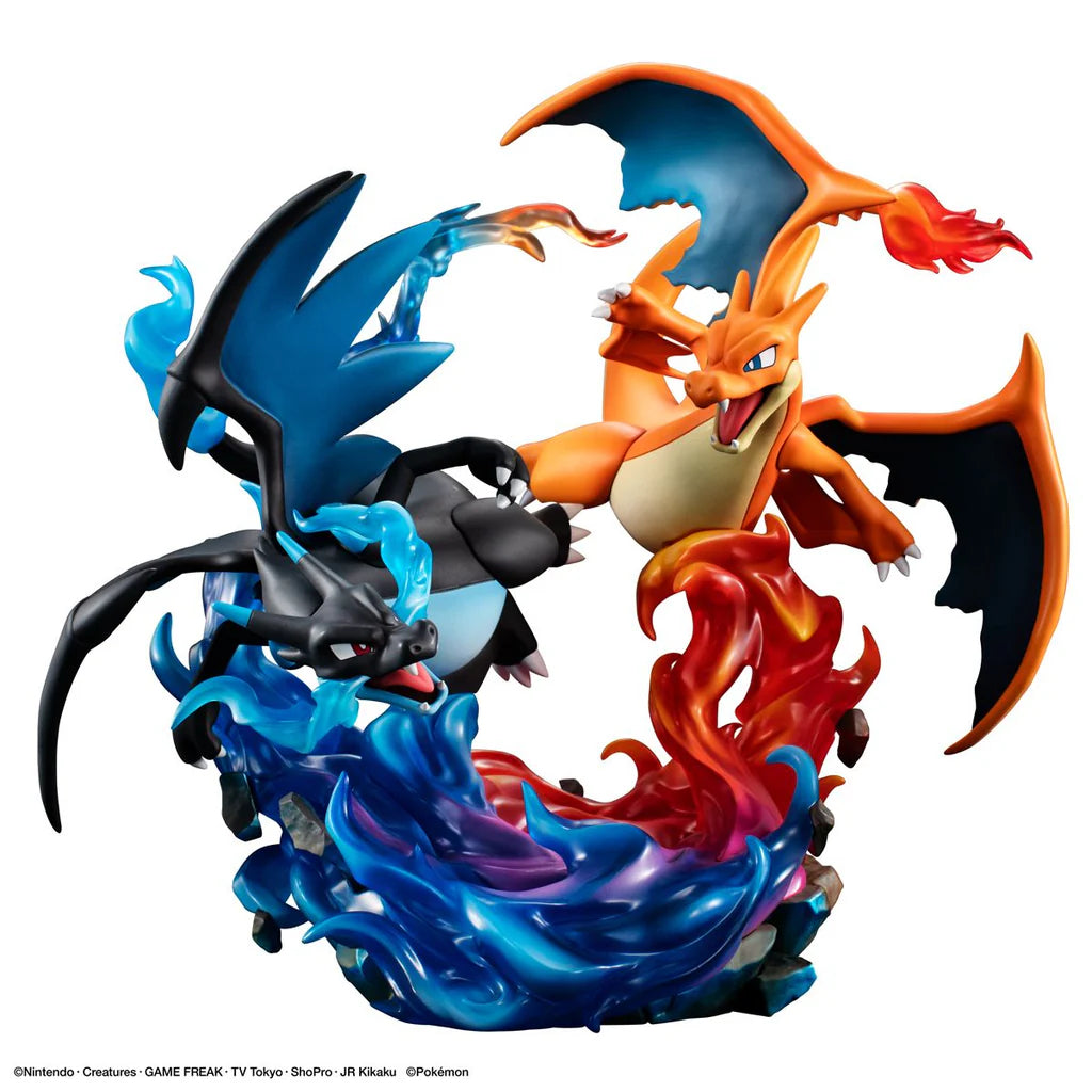 G.E.M.EX Series Pokémon - Mega Charizard X & Mega Charizard Y