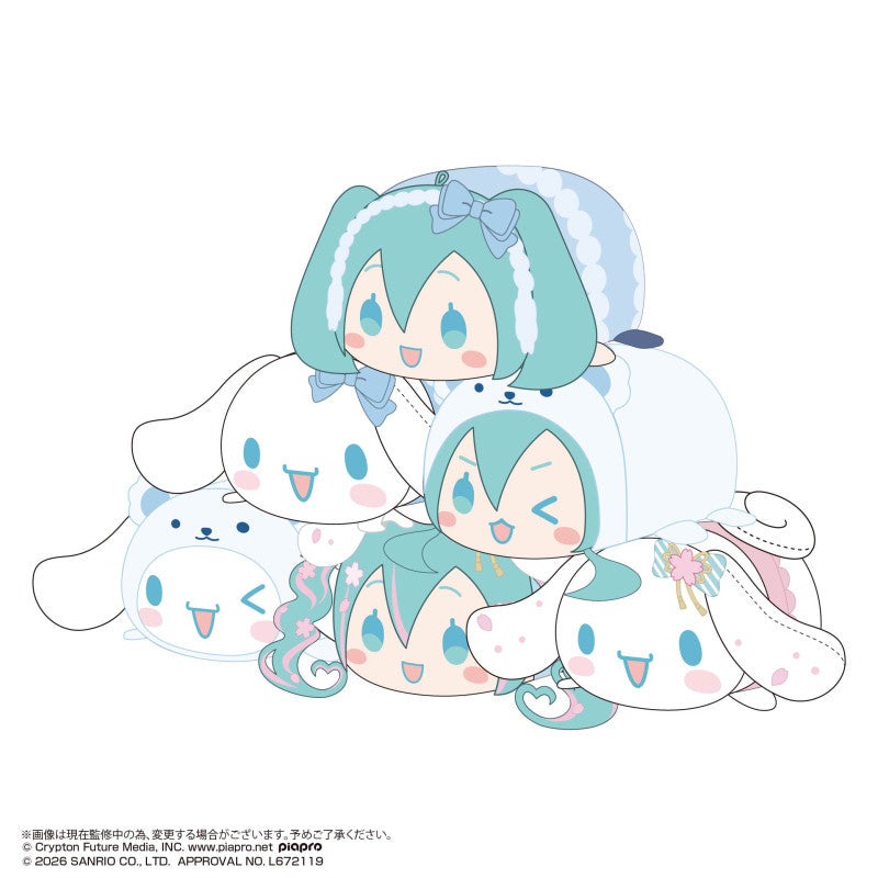 Hatsune Miku x Cinnamoroll Potekoro Mascot vol.4 (box of 6) 三麗鷗 玉桂狗 初音 未來