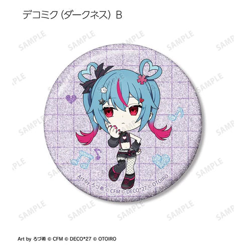 OTOIRO Chibi Character Art by Rozuki Trading Glitter Pin Badges - Decomik LIVE starring Hatsune Miku Hello Produced by DECO*27 (box of 12) 初音 未來
