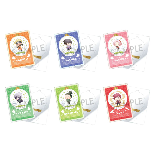 Globe Acrylic Stand NARUTO Shippuden Here we come with the shine Sparkling Entrance (set of 6) 火影忍者 鳴門 鳴人 佐助 春野櫻 畑鹿驚 卡卡西 鹿丸 我愛羅 立牌