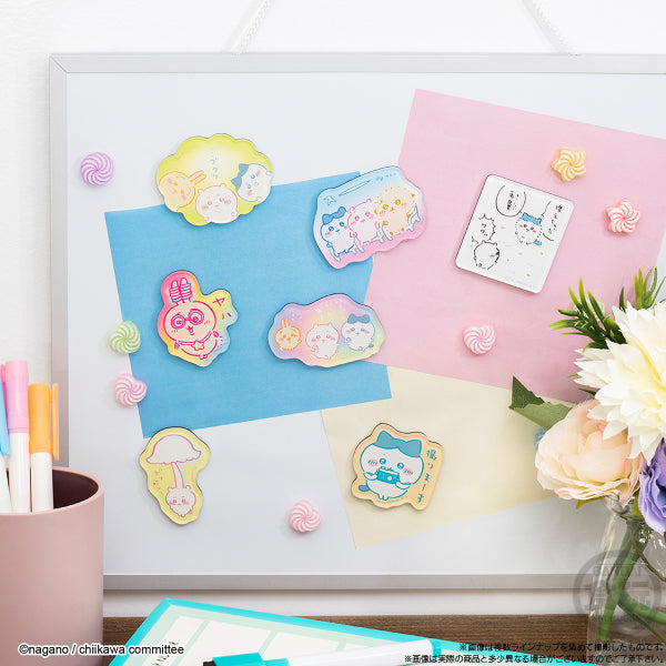 SOMETHING SMALL AND CUTE CHARACTER MAGNETS W/O GUM (box of 14 packs) Chiikawa ちいかわ 小可愛 吉伊卡哇 磁貼