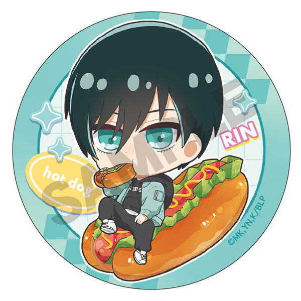 Blue Lock Trading Can Badge Chara Peko Parka (Set of 8) 藍色監獄 襟章